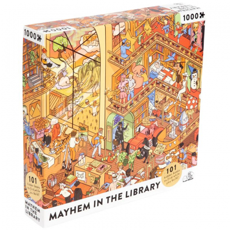 Geek Zone - Mayhem At The Library Puzzle (1000 pieces) - EN
