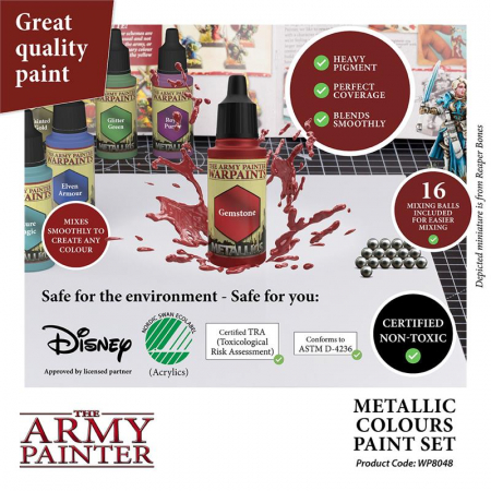 Warpaints Metallic Colours Paint Set - The Army Painter [3]