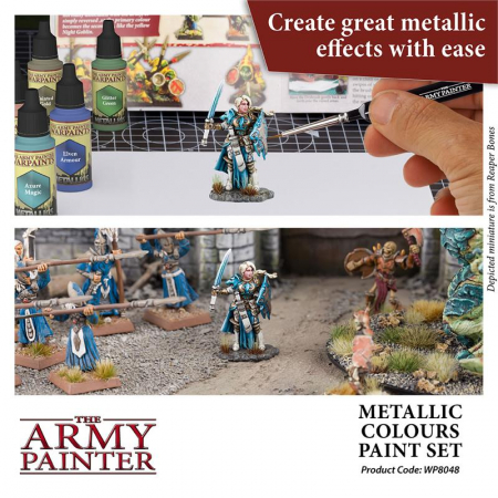 Warpaints Metallic Colours Paint Set - The Army Painter [4]