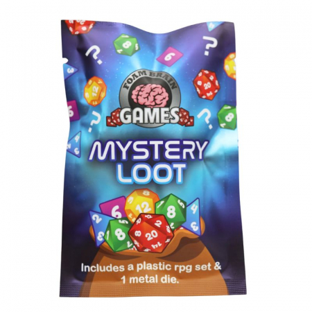 Zaruri - Mystery Loot Plastic RPG Dice Set & Bonus Metal Die