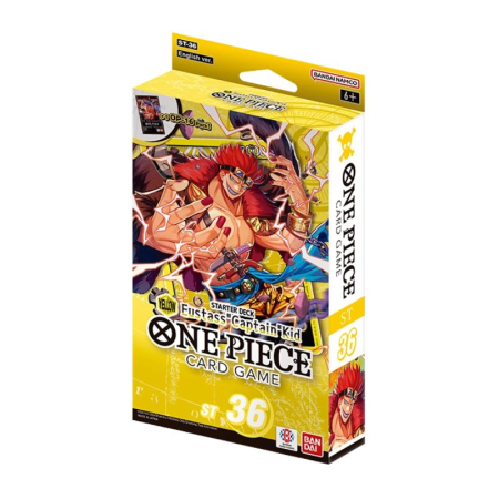 One Piece - One Piece Card Game - Yellow Eustass Captain Kid Starter Deck ST-36 - EN