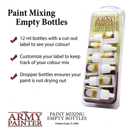 Paint Mixing Empty Bottles - The Army Painter [1]