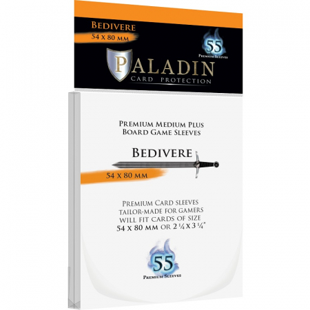 Precomenzi - Paladin Bedivere Sleeves - Premium Medium Plus 54x80mm (55 buc)