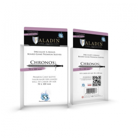 Sleeves - Paladin Chronos Sleeves - Premium Specialist A Minus 70×100mm (55 buc)