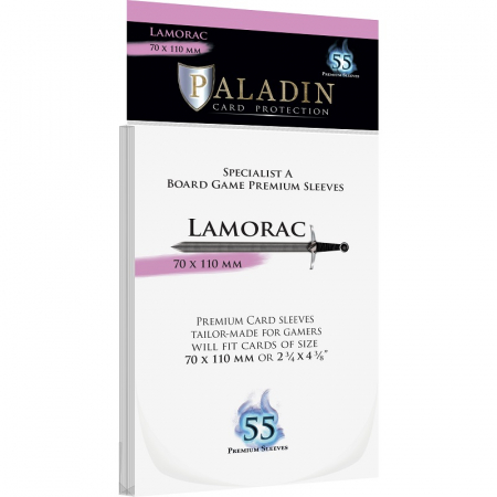 Accesorii - Paladin Lamorac Sleeves - Premium Specialist A 70x110mm (55 buc)