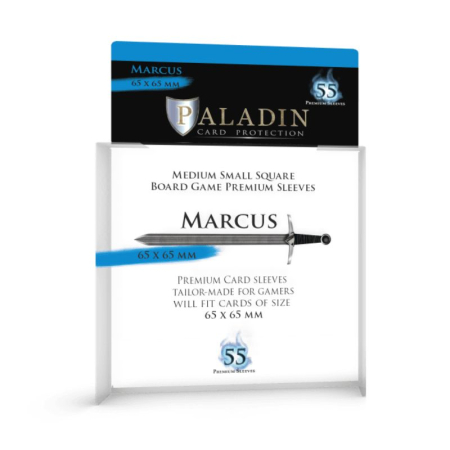 Accesorii - Paladin Marcus Sleeves - Premium Medium Small Square 65x65 mm (55 buc)