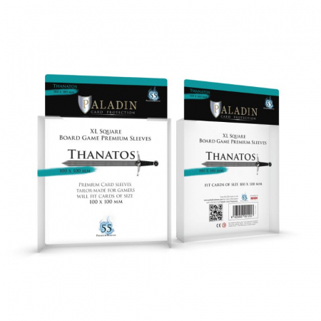 Sleeves - Paladin Thanatos Sleeves - Premium XL Square 100×100mm (55 buc)