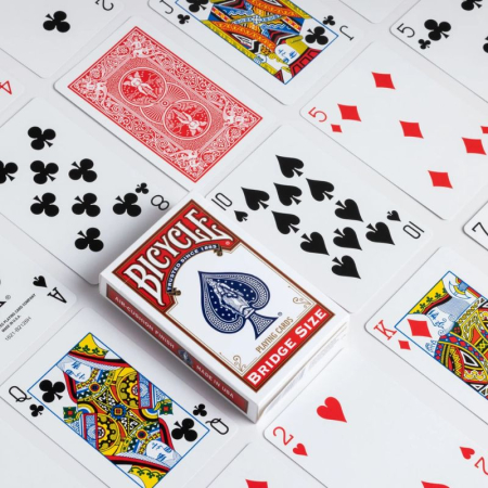 Playing Cards: Bicycle Bridge Red [2]