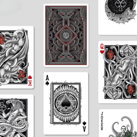 Playing Cards: Poker Black Cthulhu Mythos [1]