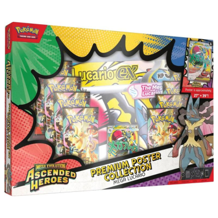 Pokemon - Pokemon - Mega Evolution Ascended Heroes - Premium Poster Collection - Mega Lucario - EN