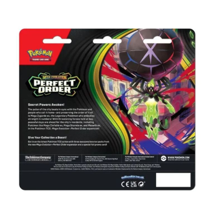 Pokemon - Mega Evolution Perfect Order 3 Pack Blister - Chikorita - EN [1]