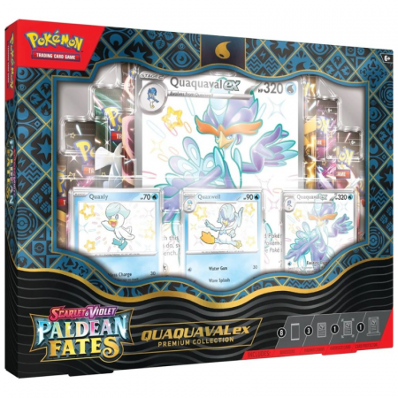 Pokemon - Pokemon - Scarlet & Violet 4.5 Paldean Fates Premium Collection - Quaqaval ex - EN