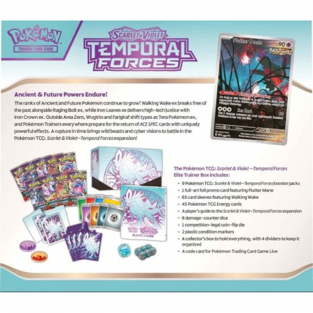 Pokemon - Scarlet & Violet 5 Temporal Forces Elite Trainer Box Walking Wake - EN [4]