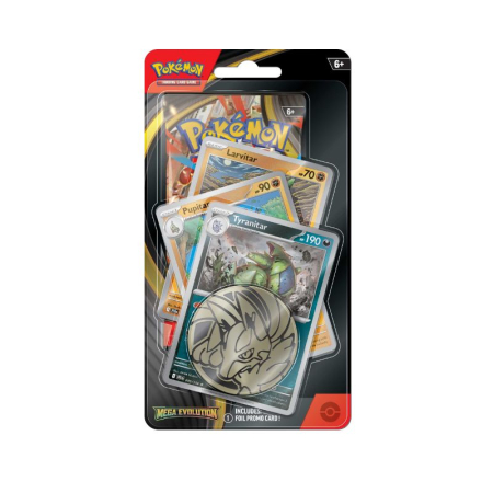 Noutăți - Pokemon TCG: Mega Evolution Premium Checklane Blister - Tyranitar - EN