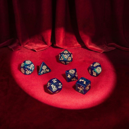 Q-Workshop Cats Dice Set - Mittens (7 dice) [3]