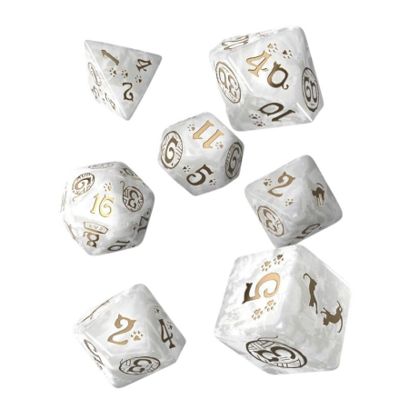 Accesorii - Q-Workshop Cats Dice Set - Puurl (7 dice)