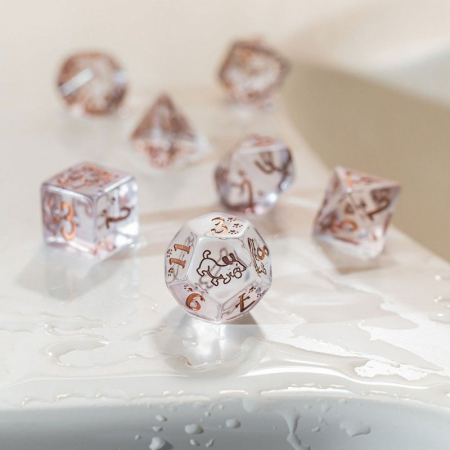 Q-Workshop Dogs Dice Set - Bubbles (7 dice) [2]