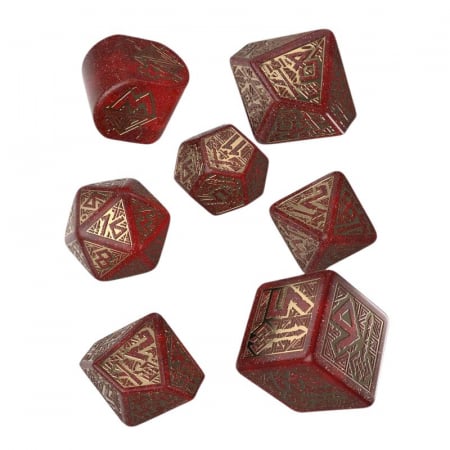 Zaruri - Q-Workshop Dwarven Dice Set - Jewels (7 dice)