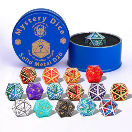 Zaruri - Quest's Reward Mystery Dice Solid Metal D20 (1 dice)
