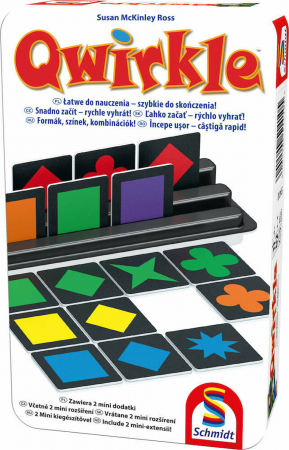 Jocuri pentru copii - Qwirkle in cutie metalica - RO