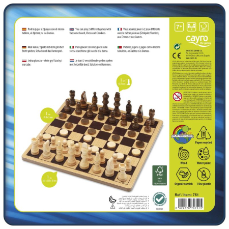 Sah si Dame - cutie metalica [1]