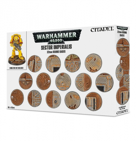 Baze & teren - Sector Imperialis: 32mm Round Bases - GW