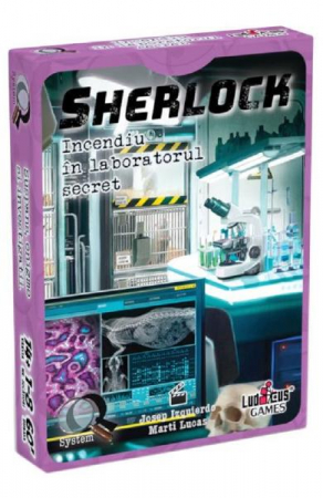 Jocuri de crimă și mister - Sherlock Q6: Incendiu In Laboratorul Secret – RO