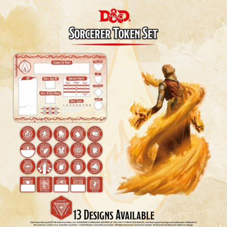 RPG - Sorcerer Token Set - EN