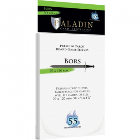 Precomenzi - Paladin Bors Tarot Sleeves - Premium 70x120mm (55 buc)