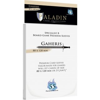 Accesorii - Paladin Gaheris Sleeves - Premium Specialist B 80x120mm (55 buc)