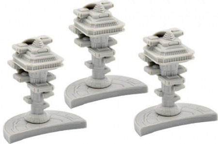 Promoții active - Star Trek: Ascendancy - Andorian Starbases Set (x3) - (cutie usor deteriorata)