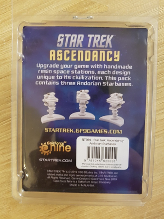Star Trek: Ascendancy - Andorian Starbases Set (x3) - (cutie usor deteriorata) [5]
