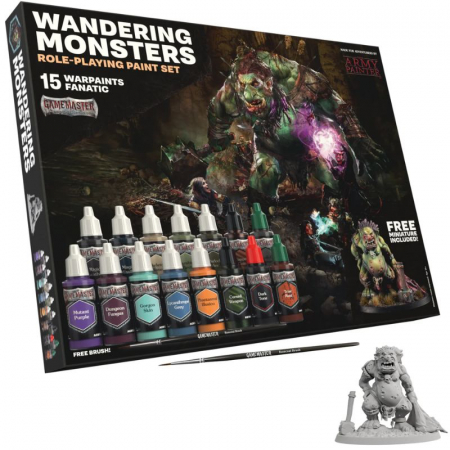 Seturi de vopsele - The Army Painter - Warpaints Fanatic - Wandering Monsters Paint Set