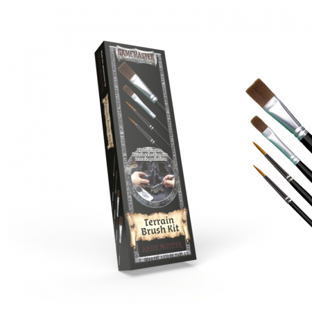Pensule - The Army Painter - Gamemaster: Terrain Brush Kit