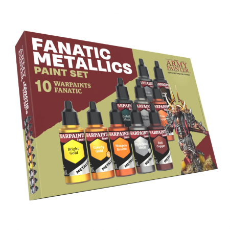 Seturi de vopsele - The Army Painter - Warpaints Fanatic: Metallics Set