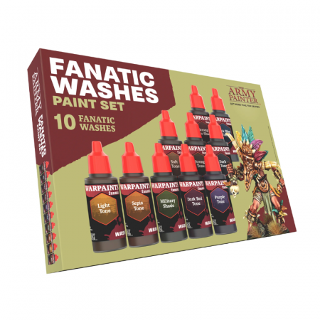 Seturi de vopsele - The Army Painter - Warpaints Fanatic: Washes Paint Set