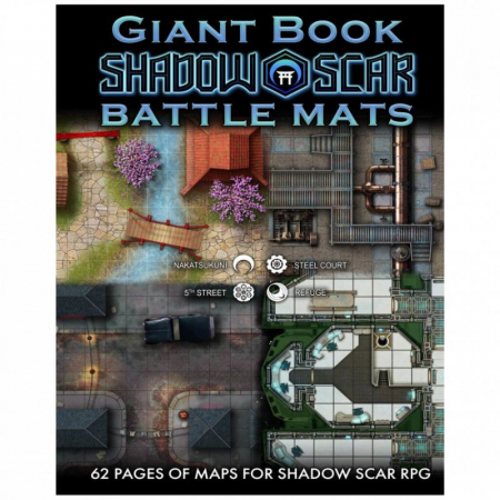 Accesorii generice RPG - The Giant Book of Shadow Scar Battle Mats - EN