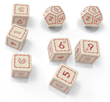 Zaruri - The One Ring White Dice Set