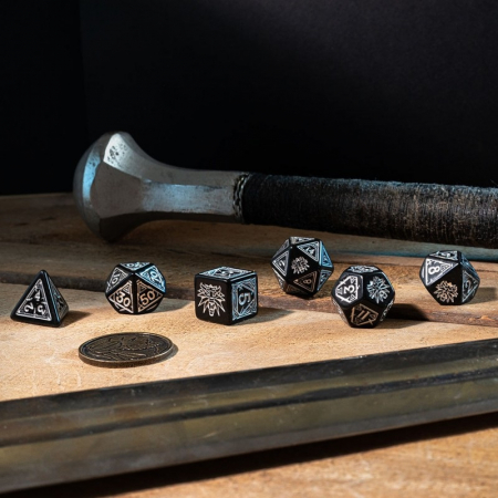 The Witcher Dice Set Geralt - Silver Sword (7 dice) [2]