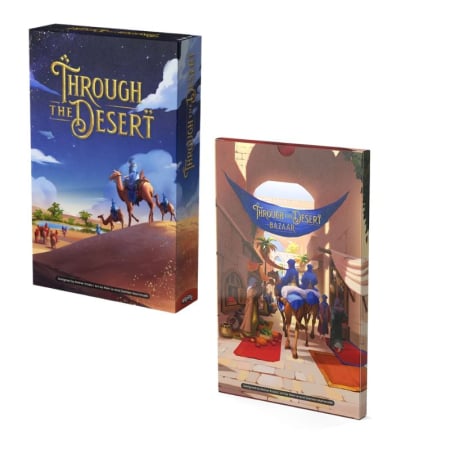 Board Games - Through the Desert + Bazaar (Extensie) - Promo Pack