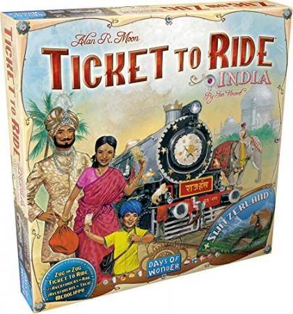 Jocuri de familie - Ticket To Ride - Map Collection: India + Switzerland (Extensie) - EN