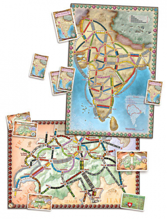 Ticket To Ride - Map Collection: India + Switzerland (Extensie) - EN [2]