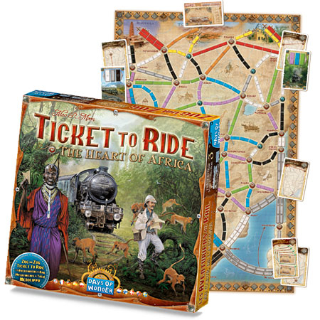 Ticket to Ride - Map Collection 3: The Heart of Africa (Extensie) - EN [1]