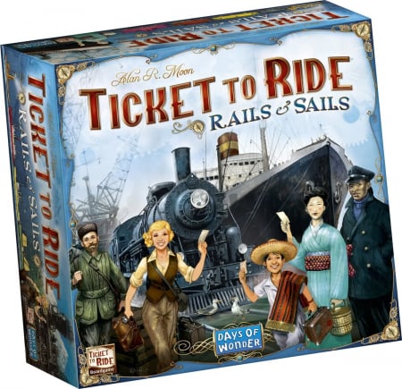 Jocuri de familie - Ticket to Ride - Rails and Sails (Extensie) - EN