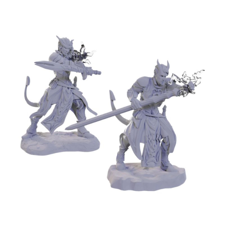 Tiefling Warlocks - D&D Nolzur's Marvelous Miniatures [1]
