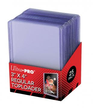 Toploaders - Toploader - 3" x 4" Clear Regular (25 pieces) - UP