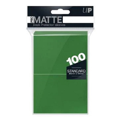 Precomenzi - Ultra Pro Standard Sleeves - Matte Green 66x91mm (100 buc)
