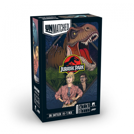 Jocuri în doi - Unmatched Jurassic Park Sattler vs T Rex - EN