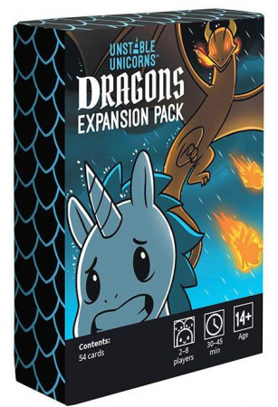 Jocuri de petrecere - Unstable Unicorns: Dragons (Extensie) -EN