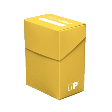 Accesorii - Ultra PRO Deck Box Solid - Yellow 80+